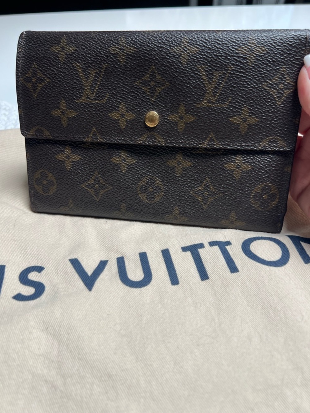 Louis Vuitton Monogram Canvas Snap Wallet - Porte-Tresor Tri-fold Wallet